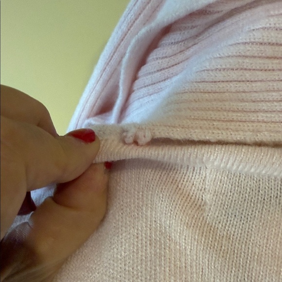 Karen Scott Sweater with Detachable Scarf Embellishments, Pink, Women's Size L - Picture 6 of 16